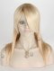 The Perfect Highlight White Color Straight PU Wig With Bangs WR-MOW-018