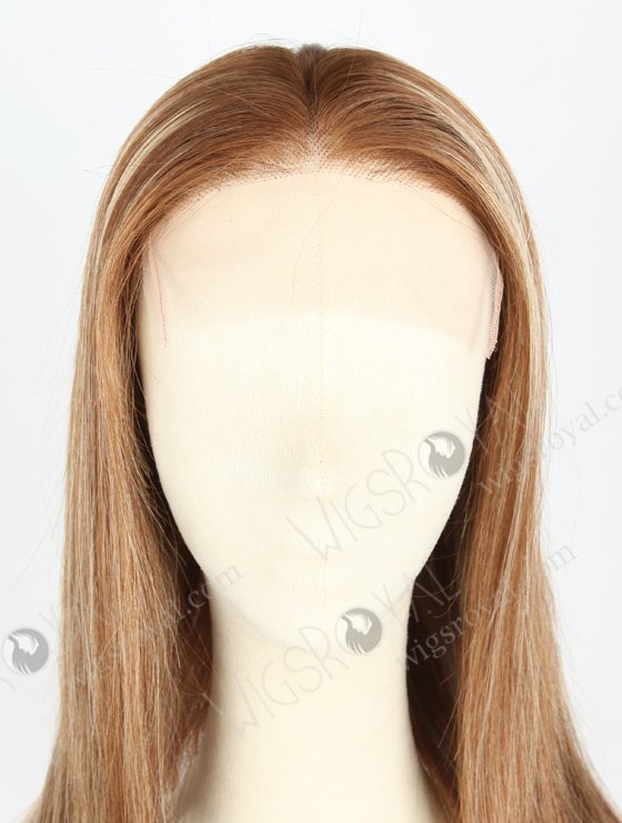 New Fashion Ombre Highlight Color European Human Hair Lace Front Wig WR-CLF-028-21040