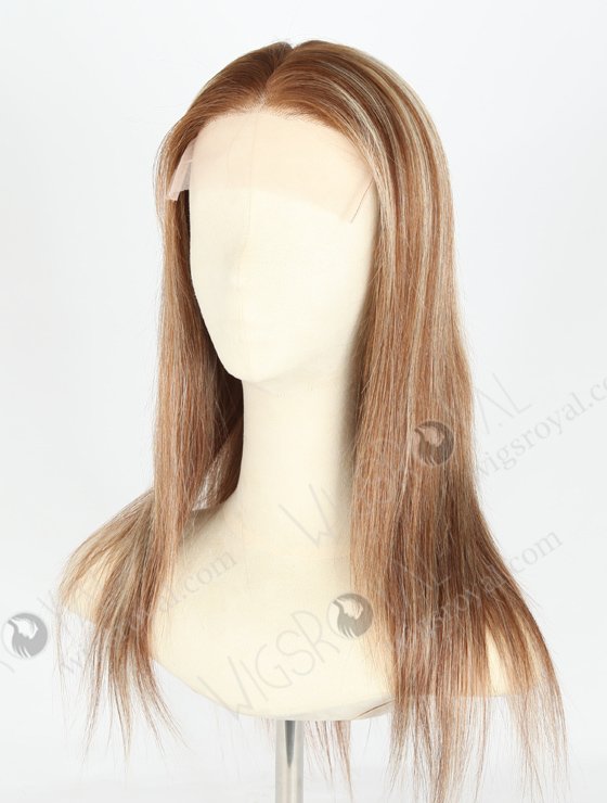 New Fashion Ombre Highlight Color European Human Hair Lace Front Wig WR-CLF-028-21043
