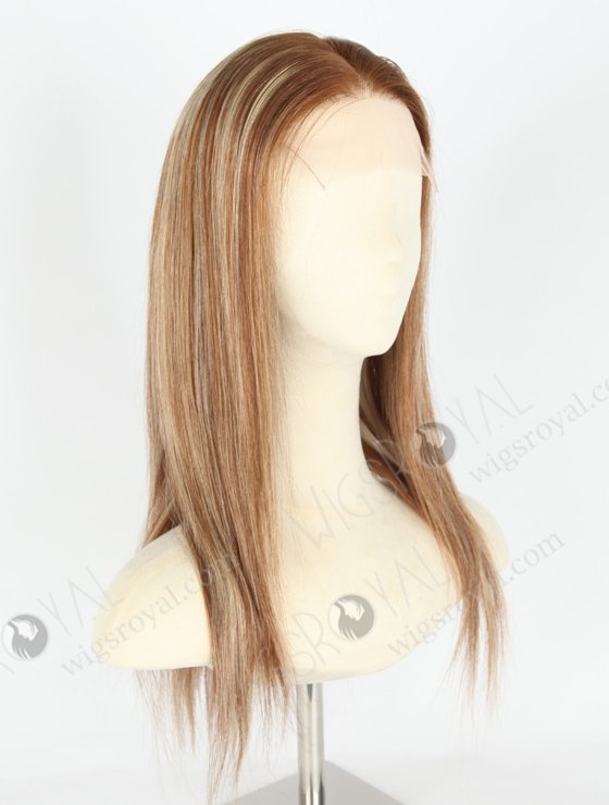New Fashion Ombre Highlight Color European Human Hair Lace Front Wig WR-CLF-028-21042