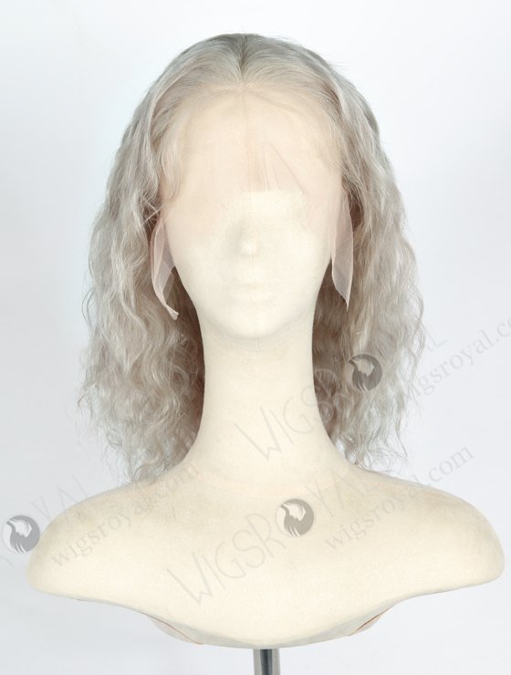 Lace Front Wig Grey Color Deep Body Wave With Elastic Band WR-CLF-034-21110