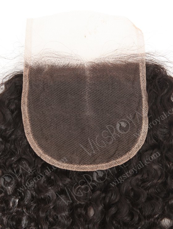 Brazilian Virgin Hair 26" Curl As Picture Natural Color Swiss Lace Closure WR-LC-037-21201