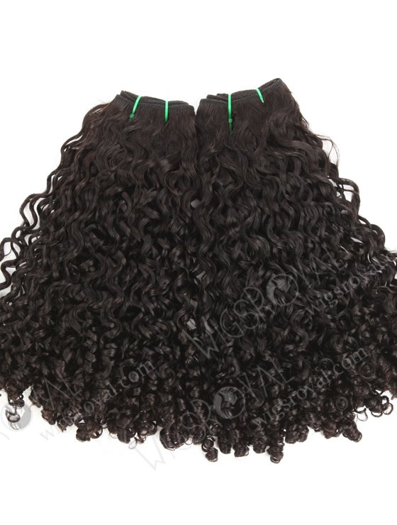 Unprocessed 5A Grade 18” Double Draw Pixie Curl Peruvian Virgin Hair Extension WR-MW-199-21179