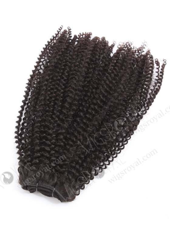 Top Quality 28 Inch Double Draw Natural Color 6mm Curl Peruvian Virgin Hair Virgin Hair Extension WR-MW-198-21173