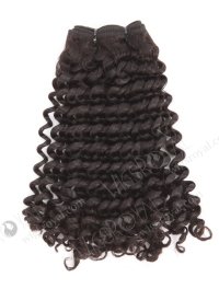 In Stock 5A Peruvian Virgin Hair 16" Double Drawn Baby Curl Natural Color Machine Weft SM-6159
