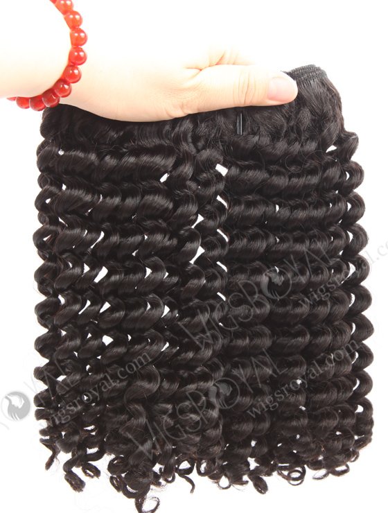In Stock 5A Peruvian Virgin Hair 16" Double Drawn Baby Curl Natural Color Machine Weft SM-6159-21318