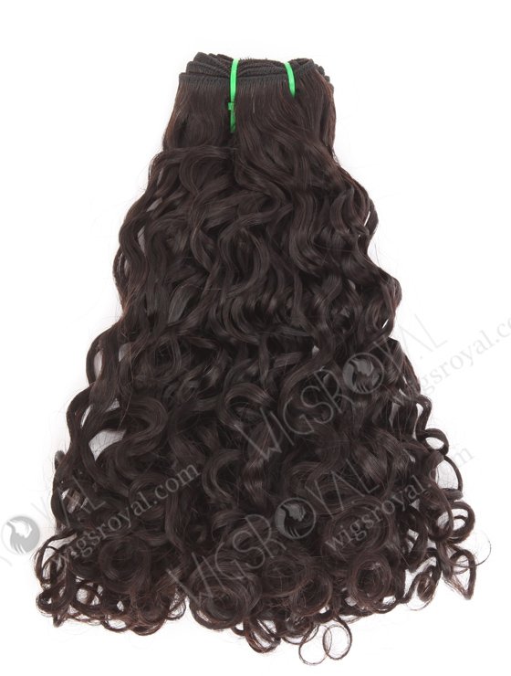 In Stock 5A Peruvian Virgin Hair 16" Double Drawn Bouncy Curl(Looser Tip) Natural Color Machine Weft SM-6160-21306