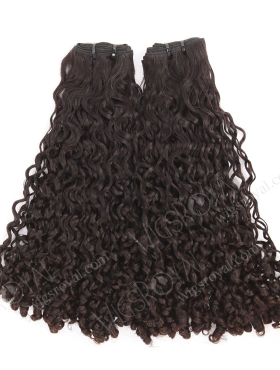 In Stock 7A Peruvian Virgin Hair 20" Double Drawn Tight Pissy Curl Natural Color Machine Weft SM-6152-21323