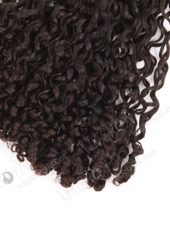 In Stock 7A Peruvian Virgin Hair 20" Double Drawn Tight Pissy Curl Natural Color Machine Weft SM-6152-21324