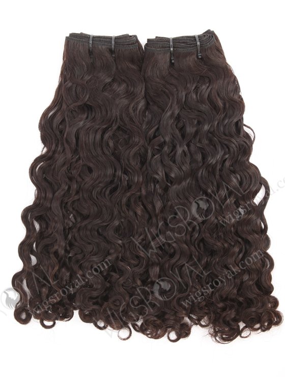 In Stock 7A Peruvian Virgin Hair 16" Double Drawn Molado Curl Natural Color Machine Weft SM-6156-21352