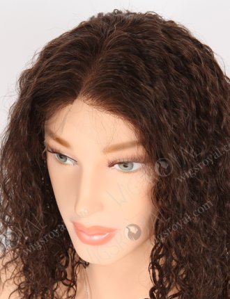 In Stock Indian Remy Hair 14" Curly As Pic 1B/33# Blended Color Full Lace Wig FLW-01914