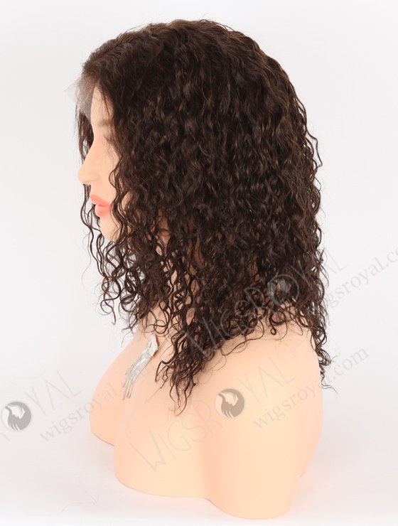 In Stock Indian Remy Hair 14" Curly As Pic 1B/33# Blended Color Full Lace Wig FLW-01914-21458