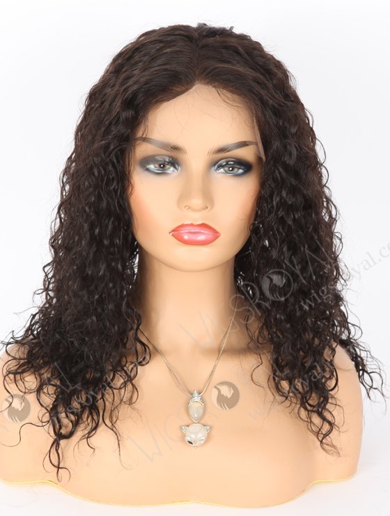 In Stock Indian Remy Hair 14" Cruly As Pic 1b# Color Full Lace Wig FLW-01915-21442