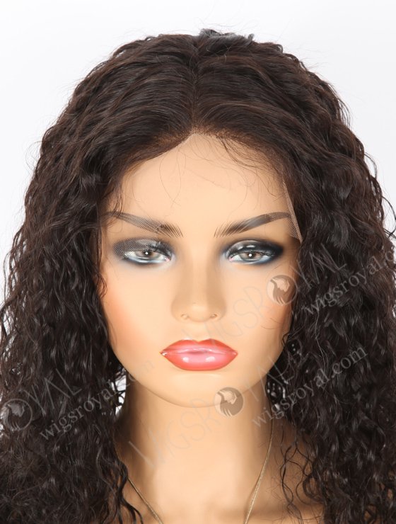 In Stock Indian Remy Hair 14" Cruly As Pic 1b# Color Full Lace Wig FLW-01915-21443