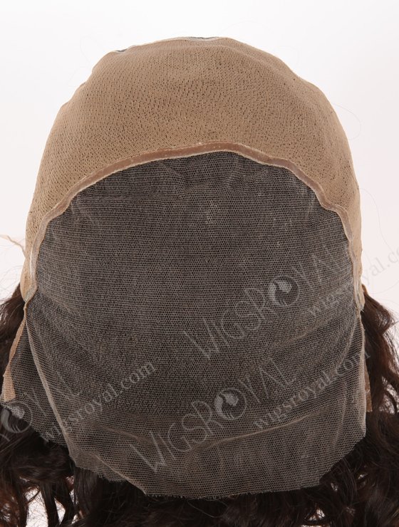 In Stock Indian Remy Hair 16" Curly As Pic 1b# Color Full Lace Wig FLW-01910-21518