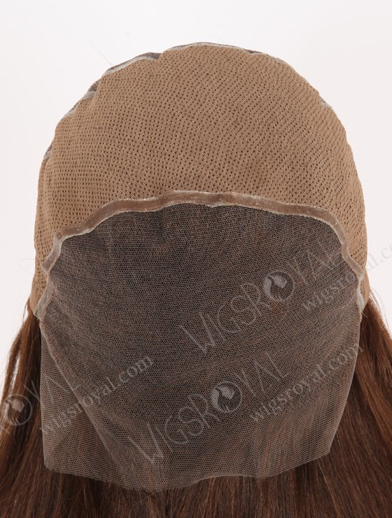 In Stock Indian Remy Hair 16" Light Yaki 2/4/6# Evenly Blended Color Full Lace Wig FLW-01907-21551