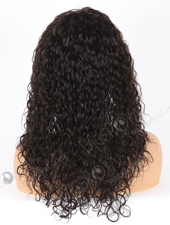 In Stock Indian Remy Hair 16" Water Wave 1b# Color Full Lace Wig FLW-01911-21504