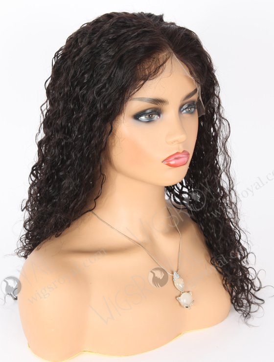 In Stock Indian Remy Hair 18" Water Wave 1b# Color Full Lace Wig FLW-01902-21602