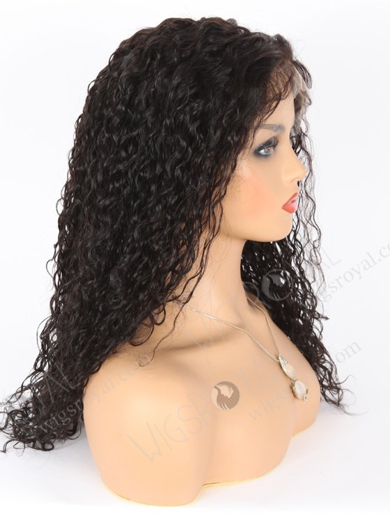 In Stock Indian Remy Hair 18" Water Wave 1b# Color Full Lace Wig FLW-01902-21603