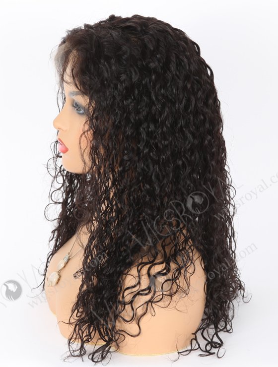 In Stock Indian Remy Hair 18" Water Wave 1b# Color Full Lace Wig FLW-01902-21604