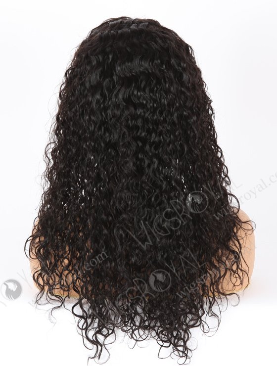 In Stock Indian Remy Hair 18" Water Wave 1b# Color Full Lace Wig FLW-01902-21606