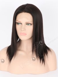 In Stock Indian Remy Hair 12" Yaki 1b# Color Full Lace Wig FLW-01021