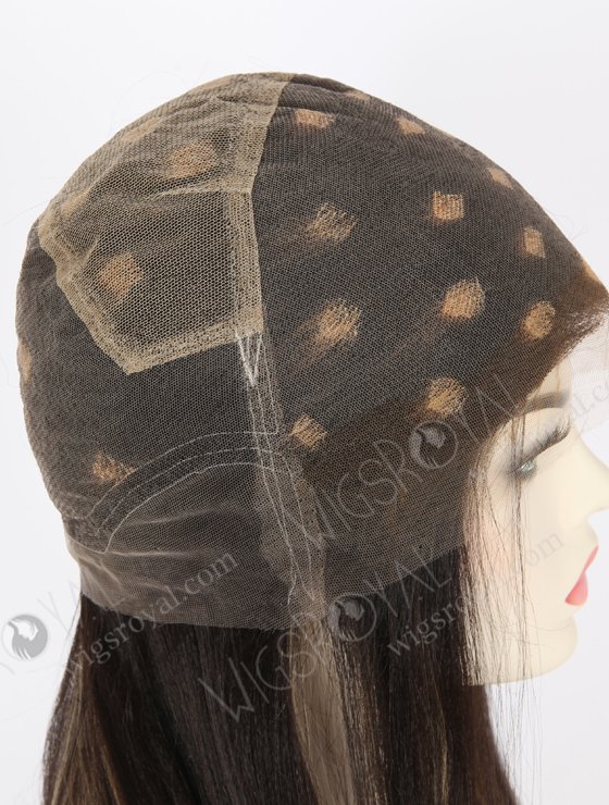 In Stock Indian Remy Hair 16" Light Yaki 1b/27# Highlights Color Full Lace Wig FLW-01330-21702