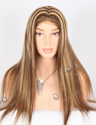 Charming Piano Color Silk Top Full Lace Wig STW-848