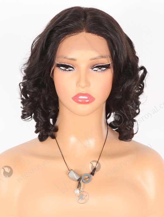 In Stock Brazilian Virgin Hair 16" Spiral Curl as Pic 1b# Color Silk Top Glueless Wig GL-04072-21800