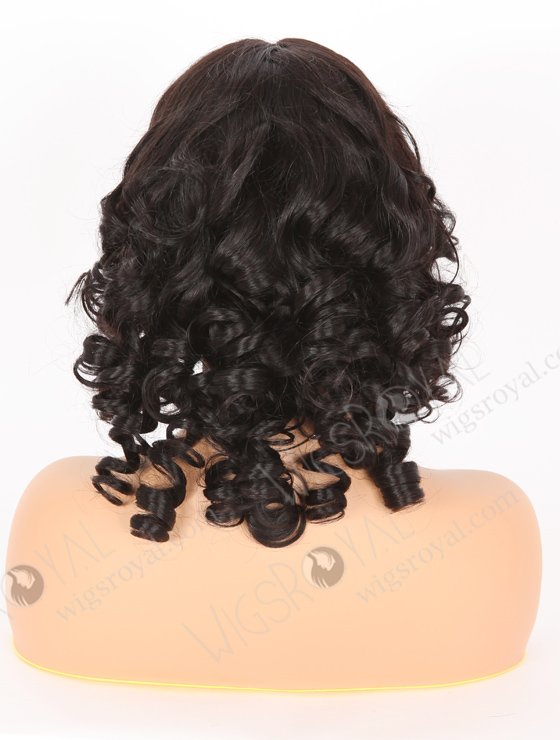 In Stock Brazilian Virgin Hair 16" Spiral Curl as Pic 1b# Color Silk Top Glueless Wig GL-04072-21804