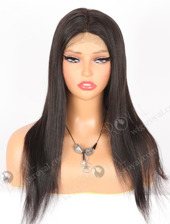 In Stock Brazilian Virgin Hair 18" Straight 1b# Color Full Lace Wig FLW-04269-21768