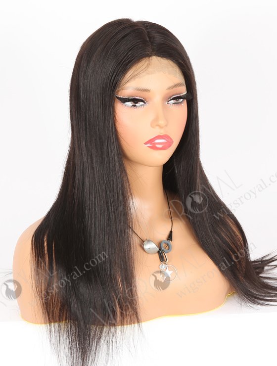 In Stock Brazilian Virgin Hair 18" Straight 1b# Color Full Lace Wig FLW-04269-21769