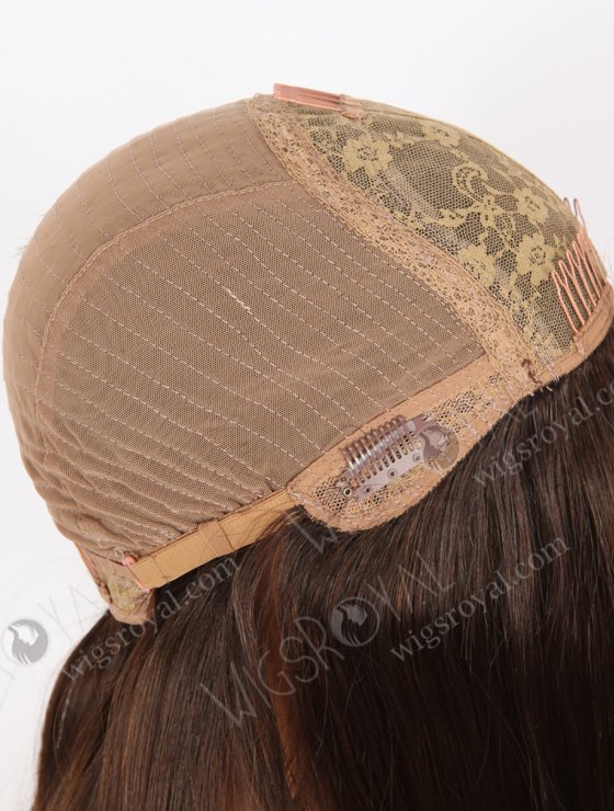In Stock Chinese Virgin Hair 16" Natural Straight 2/3# Evenly Blended Color Jewish Wig JWS-07001-21844