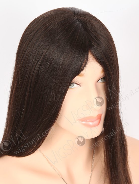 In Stock Indian Remy Hair 14" Light yaki Natural Color Glueless Silk Top Wig GL-01038-21829