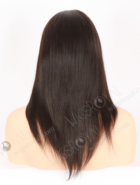 In Stock Indian Remy Hair 14" Light yaki Natural Color Glueless Silk Top Wig GL-01038-21830