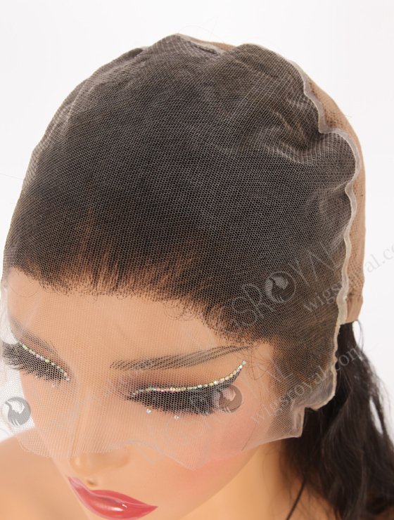 In Stock Indian Remy Hair 18" Natural Wave 1b# Color Full Lace Wig FLW-01903-21595