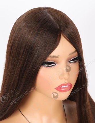 In Stock Chinese Virgin Hair 16" Natural Straight 2/3# Evenly Blended Color Jewish Wig JWS-07002