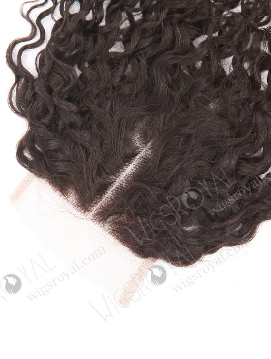 In Stock Brazilian Virgin Hair 18" Tight Pissy Curl Natural Color Top Closure STC-405-21888