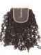 In Stock Brazilian Virgin Hair 18" Tight Pissy Curl Natural Color Top Closure STC-405