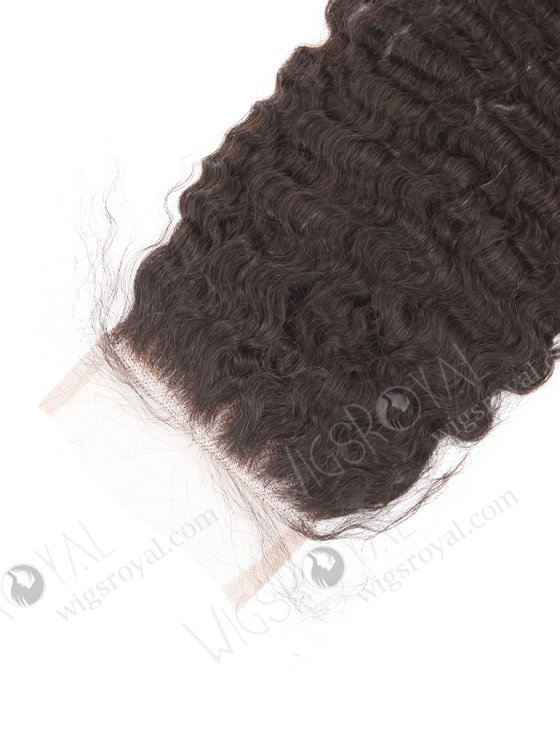 In Stock Brazilian Virgin Hair 20" Same Curl as Pic Natural Color Top Closure STC-409-21921