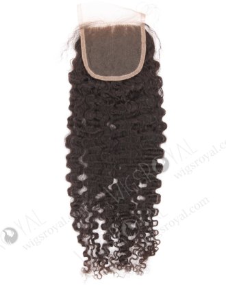 In Stock Brazilian Virgin Hair 20" Same Curl as Pic Natural Color Top Closure STC-409