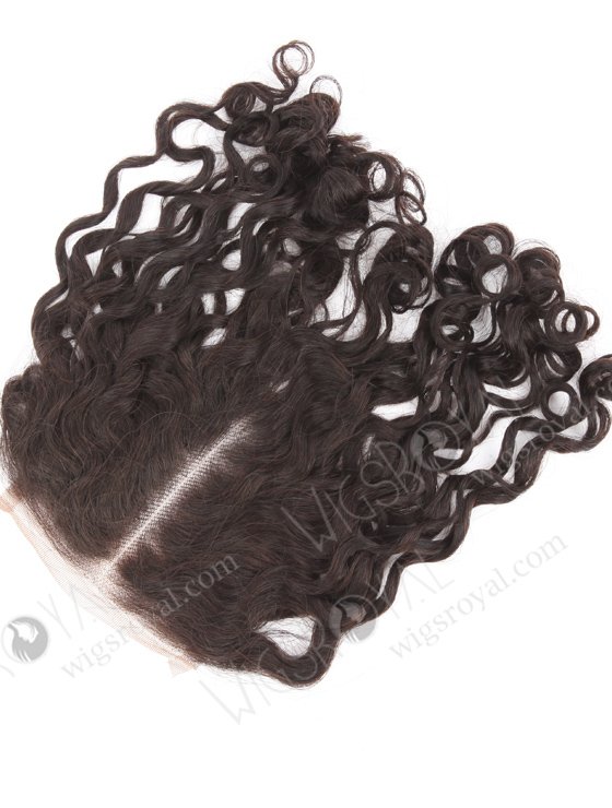 In Stock Brazilian Virgin Hair 12" Bouncy Curl(Looser Tip) Natural Color Top Closure STC-408-21911