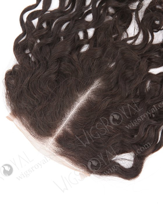 In Stock Brazilian Virgin Hair 12" Bouncy Curl(Looser Tip) Natural Color Top Closure STC-408-21912