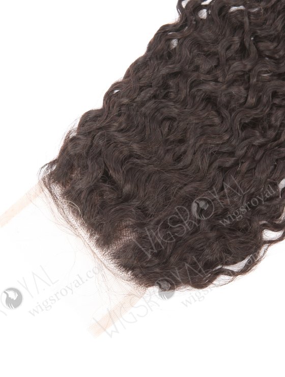 In Stock Brazilian Virgin Hair 24" Tight Pissy Curl Natural Color Top Closure STC-407-21905