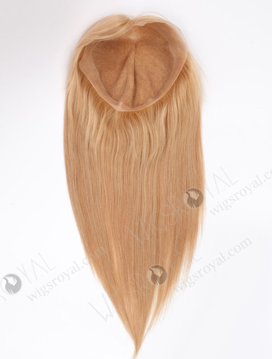In Stock 9"*9" European Virgin Hair 18" Straight 22#(60%)/12#(40%) Blended Color Silk Top Hair Topper-116-22038