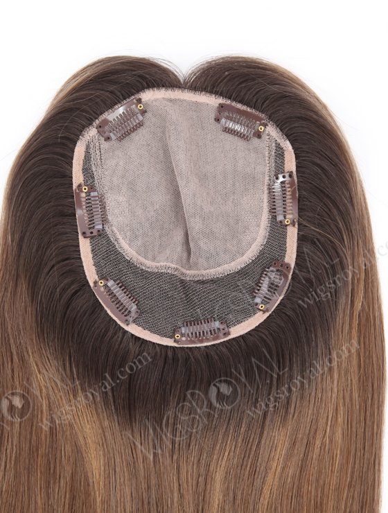 Top Quality Virgin Hair Toppers With Highlights Color Topper-115-22029