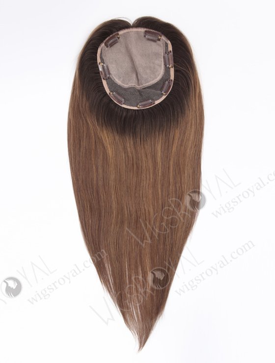 Top Quality Virgin Hair Toppers With Highlights Color Topper-115