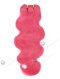 In Stock Brazilian Virgin Hair 16" Body Wave Pink Color Machine Weft CSM-010