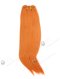 In Stock Brazilian Virgin Hair 16" Straight Orange Color Machine Weft CSM-013