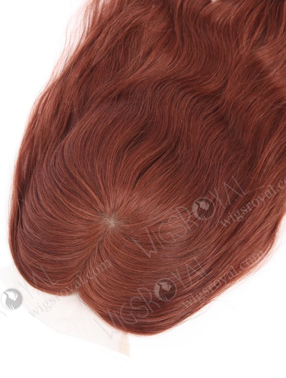 Fashion Color 14'' Indian Virgin Human Hair Silk Top Lace Toppers WR-TC-074-22355